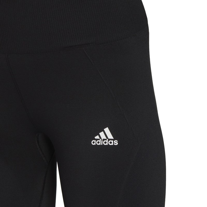 adidas Womens Aeroknit Aeroready 7/8 Tight Leggings Black