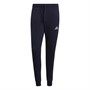 adidas Mens Essentials 3-Stripes Fleece Fitted Joggers Legand Ink/White