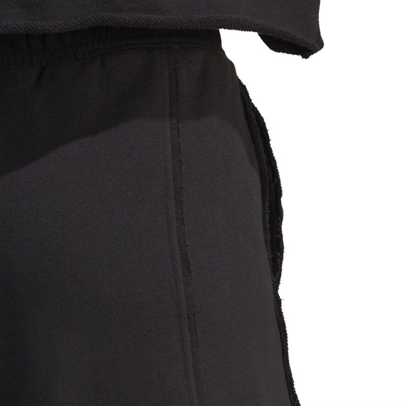 adidas Womens Collective Power High Waisted Relaxed Shorts Black