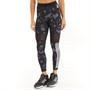 adidas Womens Hyperglam Aeroready Printed 7/8 Tight Leggings Grey Four/Black
