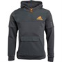 adidas Mens Sportswear Tech Hoodie Carbon