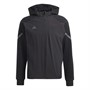 adidas Mens Designed For Game Day Premium Full Zip Hoodie Black