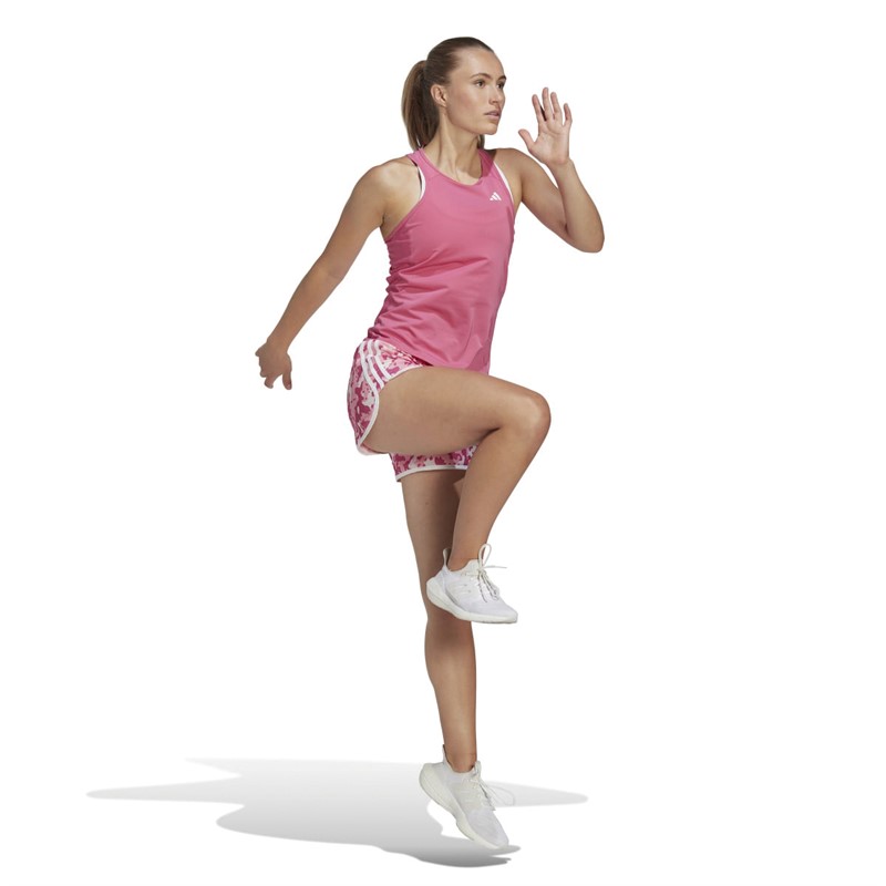 adidas Womens Own The Run Aeroready Tank Top Preloved Fuchsia