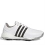 adidas Mens Tour360 22 Boost Waterproof Golf Shoes White/Core Black/Silver Metallic