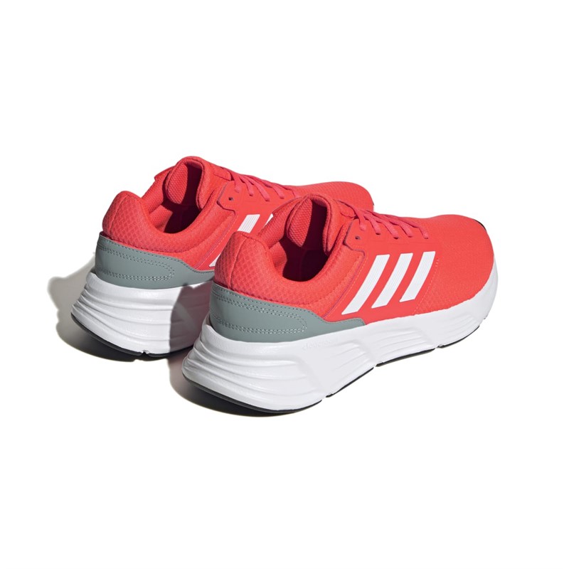 adidas Mens Galaxy 6 Neutral Running Shoes Solar Red/Cloud White/Core Black