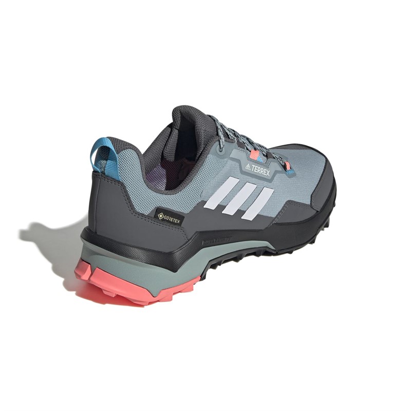 adidas Womens Terrex Ax4 Gore-Tex Waterproof Walking Shoes Magic Grey/Dash Grey/Acid Red