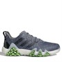 adidas Mens Codechaos 22 Boost Waterproof Spikeless Golf Shoes Grey Three/Core Black/Beam Green