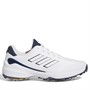 adidas Mens Zg23 Cushioned Performance Waterproof Golf Shoes Cloud White/Collegiate Navy/Solar Gold