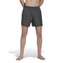 adidas Mens Badge Of Sport Clx Short Length Swimming Shorts Grey Six/Coral Fusion