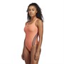 adidas Womens 3-Stripes Swimsuit Coral Fusion/Shadow Navy/Coral Fusion