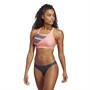 adidas Womens Big Bars Bikini Coral Fusion/Shadow Navy/White