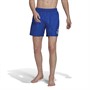 adidas Mens Badge Of Sport Clx Short Length Swimming Shorts Semi Lucid Blue/White