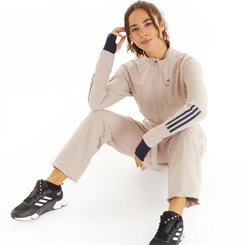 adidas Womens Parley Tracksuit Wonder Taupe