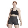 adidas Womens Grow Positivity Everyday Aeroready Light Support Nursing Bra Black