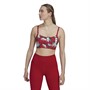 adidas Womens Thebe Magugu Studio Aeroready Light Support Sports Bra Power Red