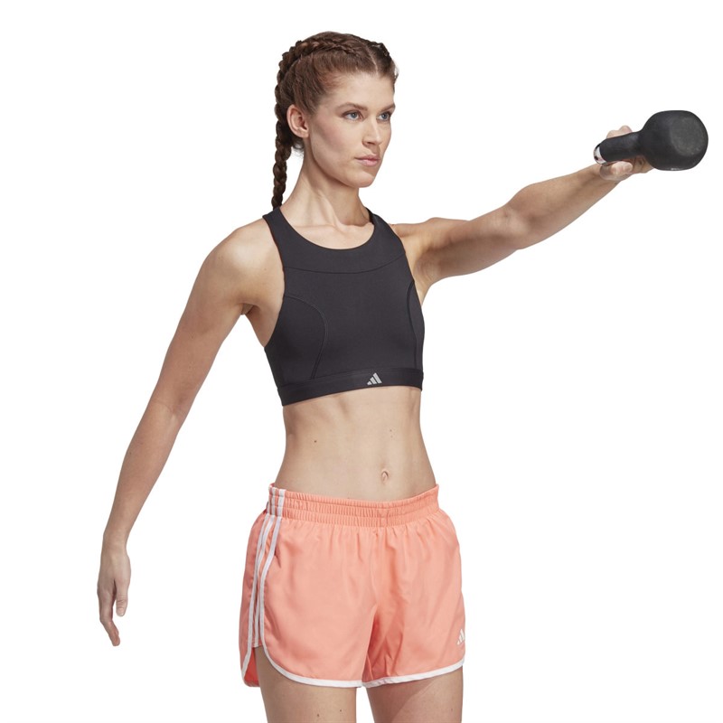 adidas Womens Aeroready Medium Support Sports Bra Black