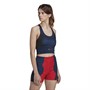 adidas Womens X Marimekko Aeroready Medium Support Pocket Sports Bra Collegiate Navy