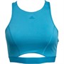 adidas Womens Coreflow Aeroready Medium Support Sports Bra Craft Blue