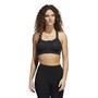 adidas Womens Tlrd Impact Aeroready Luxe High Support Zip Sports Bra Black/White