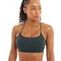 adidas Womens Authentic Balance Aeroready Light Support Yoga Sports Bra Shadow Green