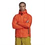 adidas Mens Terrex Myshelter Primaloft Hooded Padded Jacket Semi Impact Orange