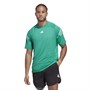 adidas Mens Train Icons 3-Stripes Training T-Shirt Court Green