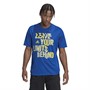 adidas Mens Designed For Movement Aeroready Hiit Slogan Training T-Shirt Royal Blue