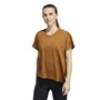 adidas Womens Hiit Quickburn Aeroready Top Bronze Strata