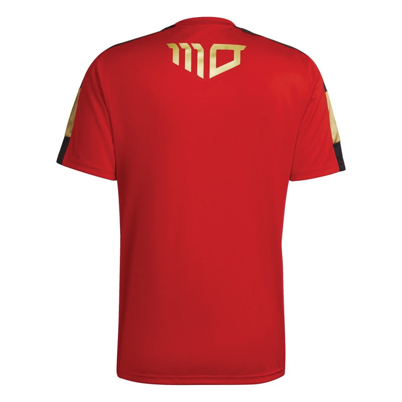 adidas Mens Salah King Of Egypt Squadra Training Jersey Vivid Red