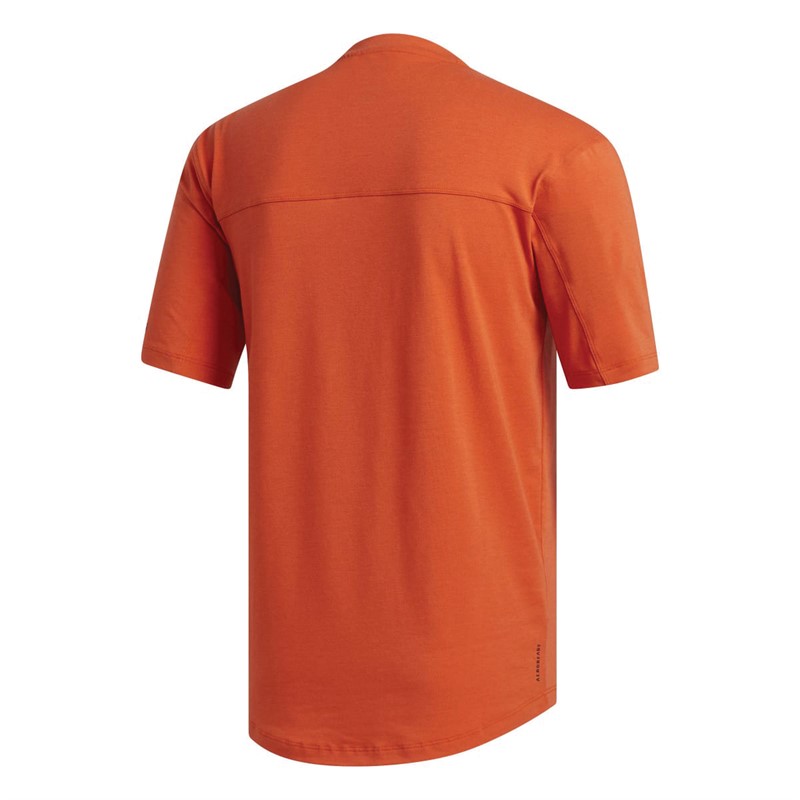 adidas Mens City Base T-Shirt Glowing Amber
