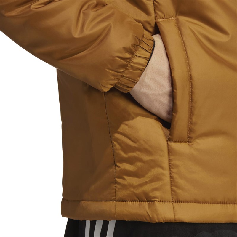 Buy adidas Mens Essentials Insulated Hooded Jacket Bronze Strata