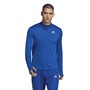 adidas Mens Own The Run 1/2 Zip Aeroready Long Sleeve Running Top Royal Blue