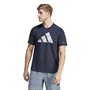 adidas Mens X Marimekko Designed For Training T-Shirt Legend Ink/Halo Blue/Light Brown