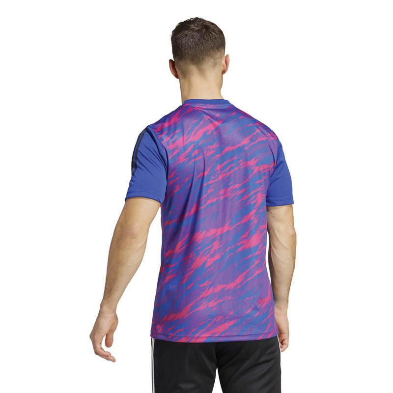 adidas Mens Pogba Training Jersey Team Real Magenta/Lucky Blue