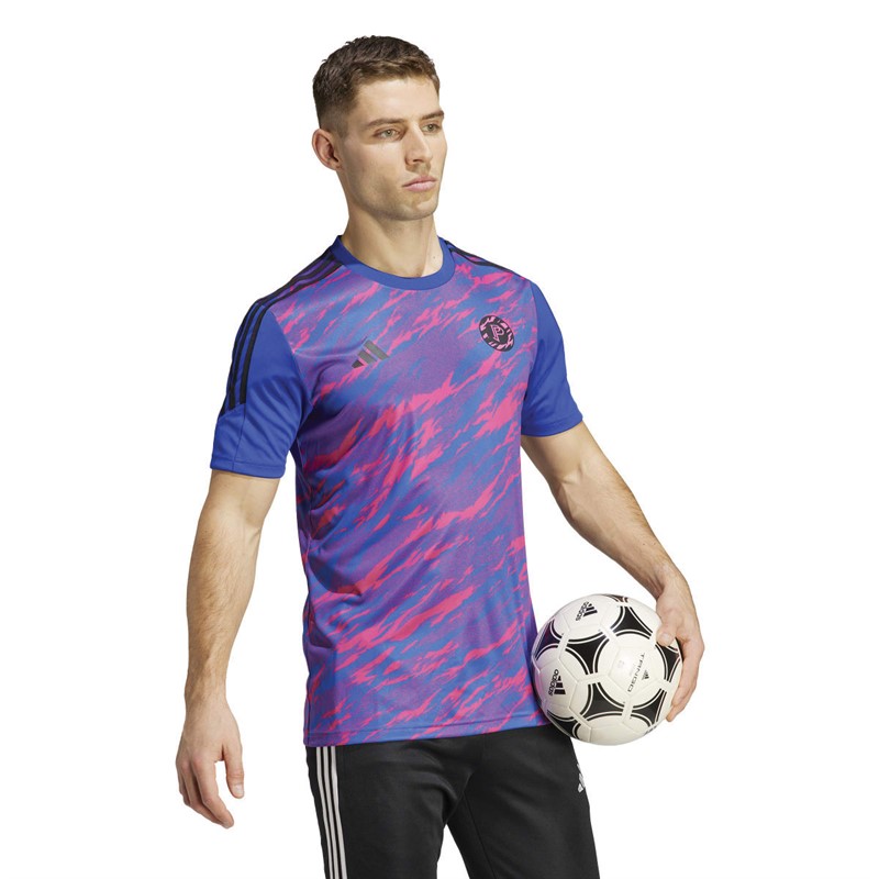 Buy adidas Mens Pogba Training Jersey Team Real Magenta/Lucky Blue