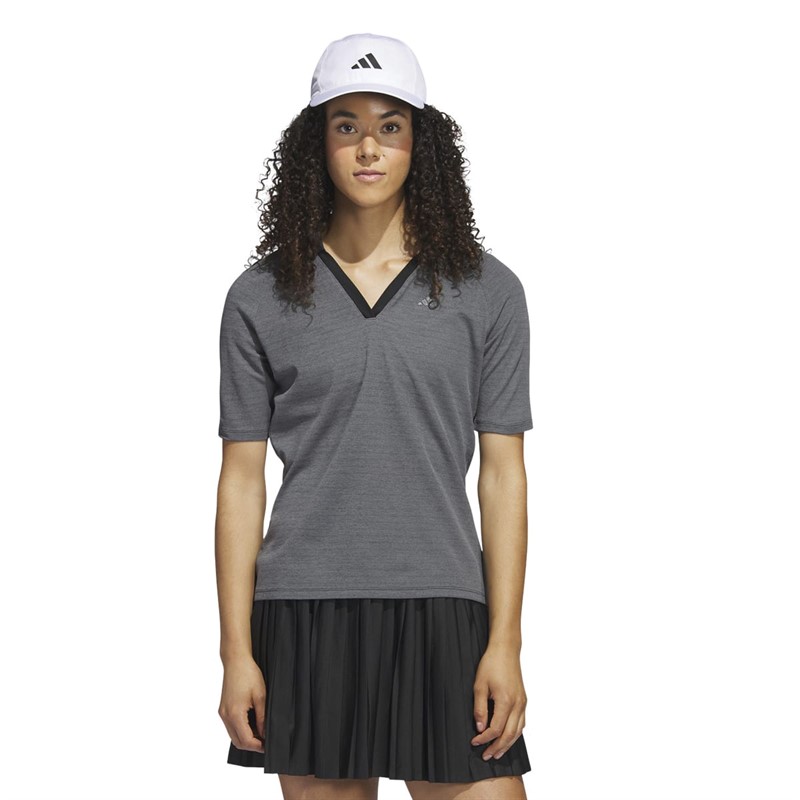 adidas Womens Ultimate365 Tour Golf Polo Black