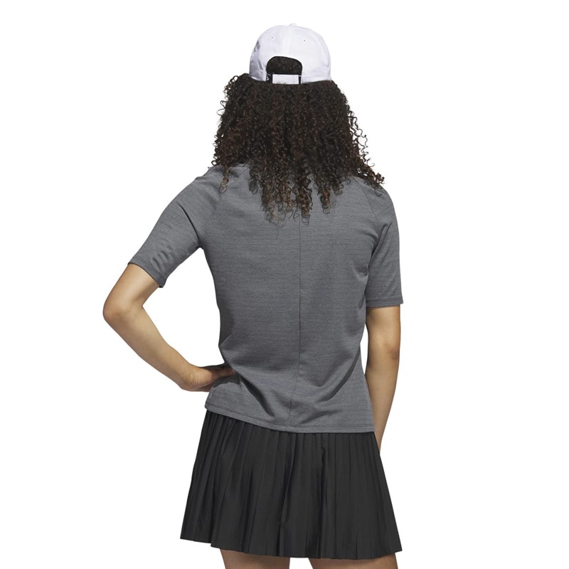 adidas Womens Ultimate365 Tour Golf Polo Black