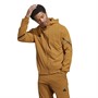 adidas Mens Designed For Game Day Premium Full Zip Hoodie Bronze Strata