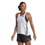 adidas Womens Run Icons Made With Nature Aeroready Tank White