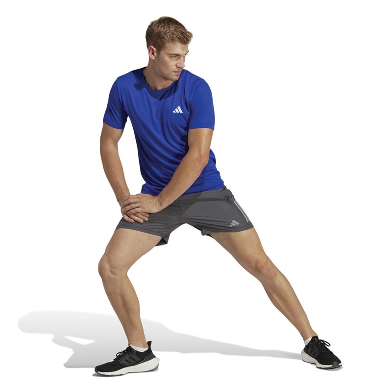 adidas Mens Adizero Aeroreadu Running Top Lucky Blue