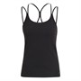 adidas Womens Studio Slim Strappy Tank Top Black
