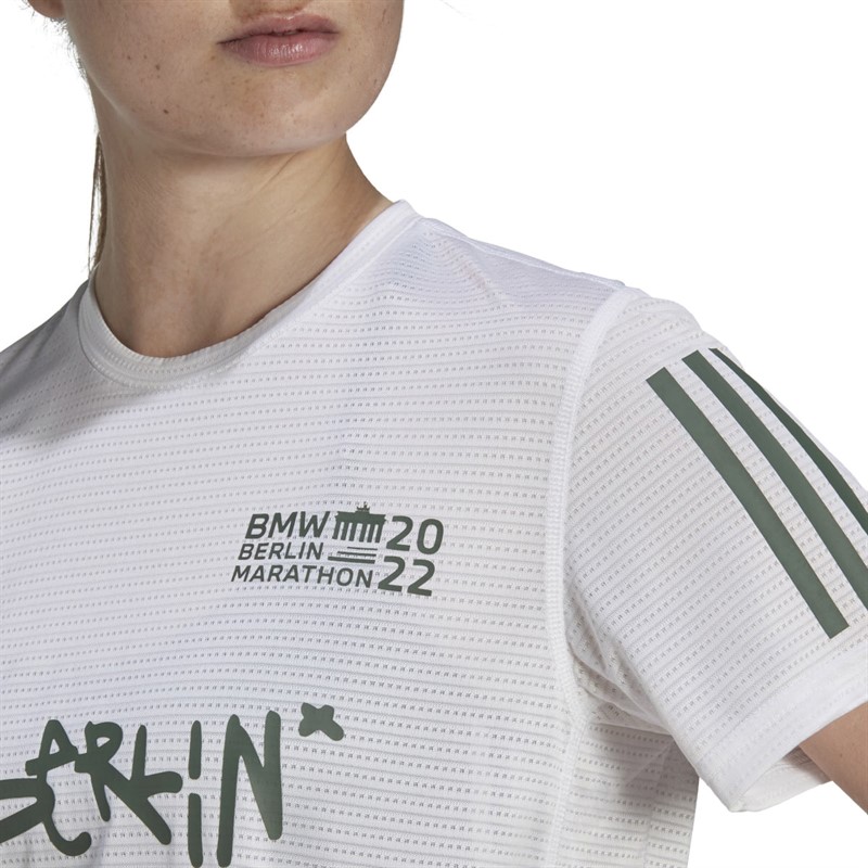 adidas Womens Berlin Marathon 2022 Top White