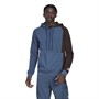adidas Mens Colorblock French Terry Hoodie Wonder Steel