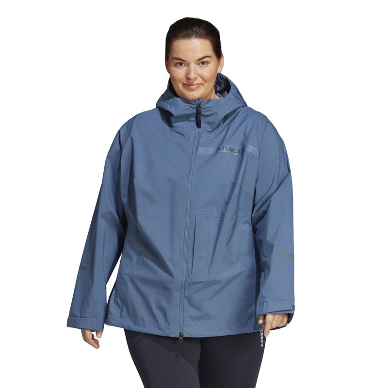 Plus size women's rain jackets online