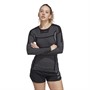 adidas Womens Terrex Drynamo™ Long Sleeve Baselayer Black/White