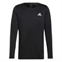 adidas Mens Fast Engineered 360 Reflective Aeroready Long Sleeve Running Top Black