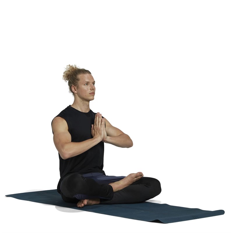 adidas Mens Yoga Sleeveless Training Top Black