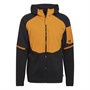 adidas Mens Designed For Gameday Premium Full-Zip Jacket Black/Bold Orange