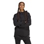 adidas Womens Lounge Fleece Hoodie Black