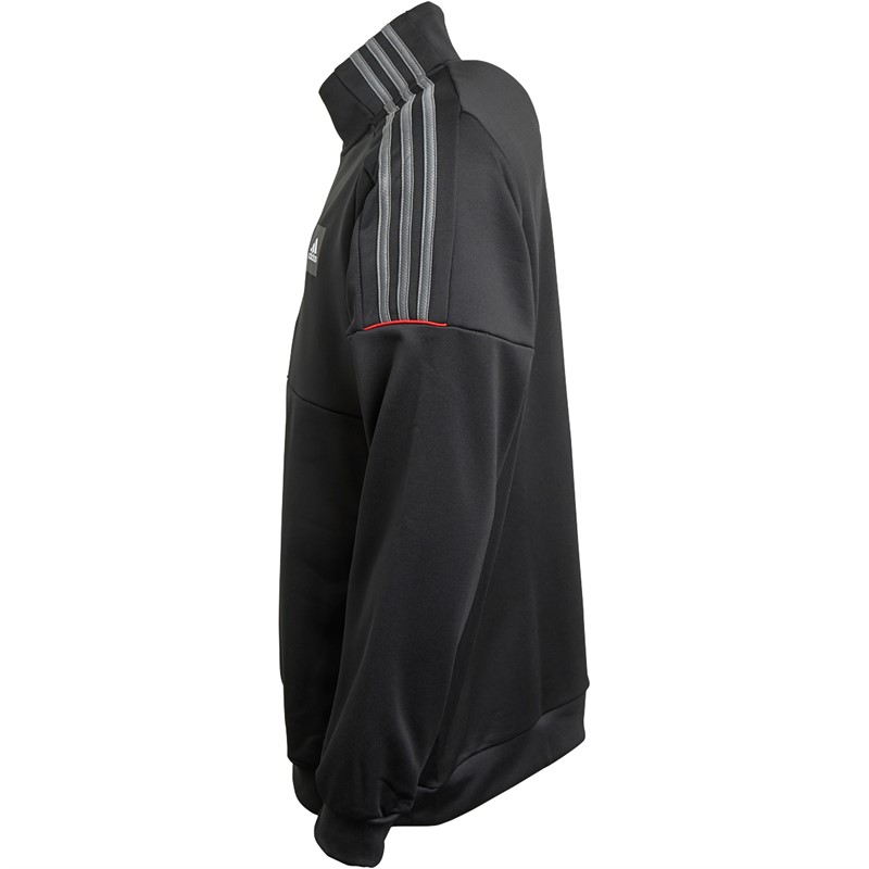 Buy adidas Mens Sost 1 2 Zip Track Top Black